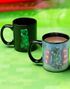 Licensierad Minecraft-bild/färgförändringsmugg med creeper-motiv 300 ml