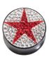 Red Diamond Star - Svart Piercing Plugg