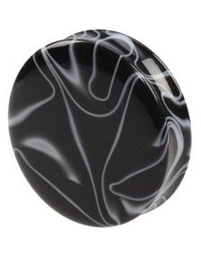Marble Design Black - Piercing Plugg