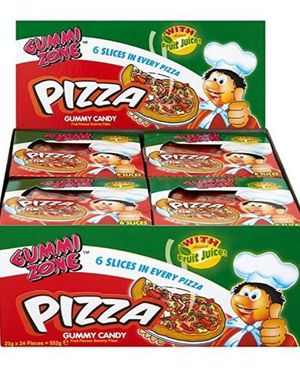 24 stk Gummy Zone Mini Pizza 21 gram