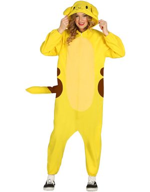 Pokemon Inspirerad Pikachu Kigurumidräkt 