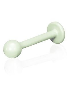 Mintgrön Labret med Rund Kula - 1.2 x 8 mm