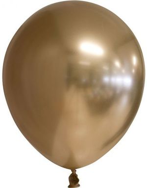 10 stk 30 cm - Glossy Gullfarget Ballonger
