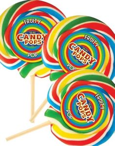 30 st Fruity Pops - Stora Handgjorda Loves on a Stick med fruktsmaker 75 gram - Hela lådan 2250 gram