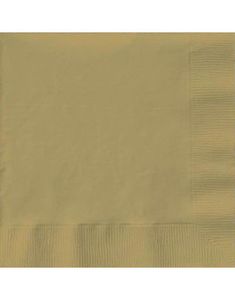 50 st Guldfärgade Servetter 33x33 cm