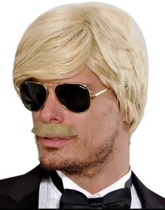Blond George Deluxe Peruk - Kan Stylas!