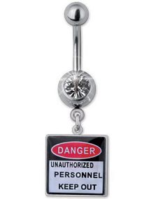 Danger Navelpiercing
