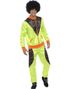 80-tals Neongrön Grilldress Kostym