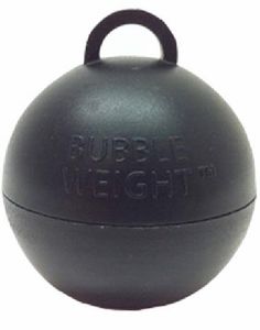 Bubble Weight - Svart Ballongvikt med Fästring