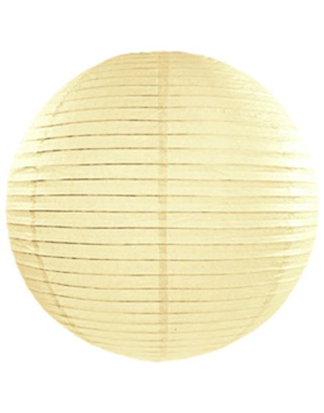 Krämfärgad Papperslykta 20 cm