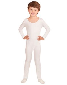 Vit Bodysuit med Långa Ärmar (Barn)