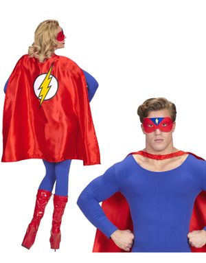 Röd Superhjältekappa och Ögonmask