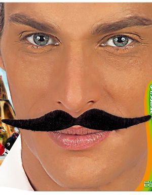 Zorro Inspirerad - Svart Mustasch
