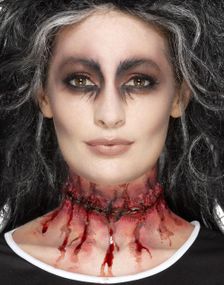 Stitched Neck - Latexsår med Fästningsmedel