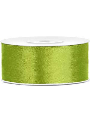 ÄPPLEGRÖNT Satinband 25 meter x 25 mm