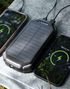 Trådlös Solcellsladdad Powerbank med 20 000 mAh Kapacitet