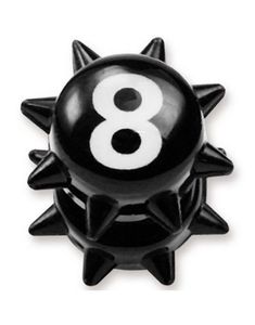 NR 8 Black (Fejkpiercing)