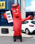 Rød Opplåsbar "Wawy Man" Drakt