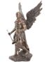 Stor Bronsfärgad Ärkeängeln Gabriel Figur 33,5 cm