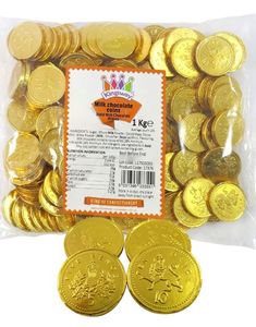 1 kg Piratmynt av Choklad ca 140 stk