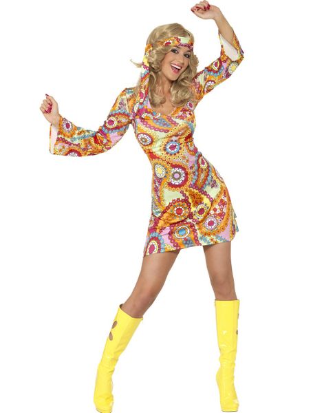 Festive Hippie Lady - Damkostym