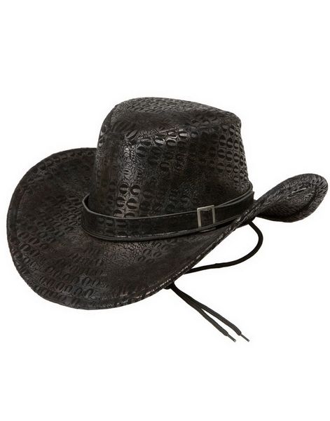 Cowboyhatt med Reptilmönster