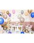 Happy Birthday to You - Rund Hvit Folieballong med Gullskrift 35 cm