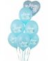 50 stk Lyse Pastellblå Mom to Be Ballonger 30 cm