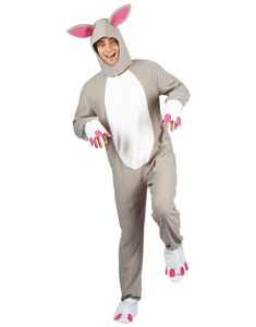 Grå Kanindräkt (Unisex)