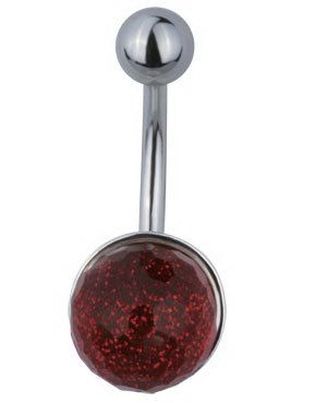 Shadow Stone Navelpiercing - Rd