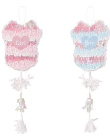 Pinata 30x35x8 cm - Boy or Girl Bodyformet - Gender Reveal
