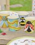 8 stk Papptallerkener med Insektmotiv 24 cm - Bug Party