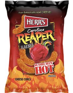 Herr's Carolina Reaper Cheese Pop (USA - superstark)