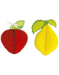 Jordgubbs- och citron-honeycomb - 21 cm