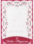8 stk Fyrkantiga Vita Fatpapper/Tårtservietter 25,4x36,8 cm