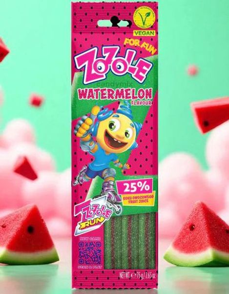 Zozole Watermelon Belts - Godteribelter med Vannmelon 75 gram