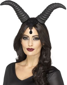 Maleficent Inspirerade Svarta Horn