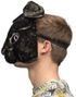 Svart Kanin Plysjmaske