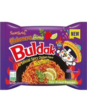 1 st Samyang Buldak Habanero Lime Hot Chicken Flavor Ramen 130 gram