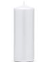 Vitt Blockljus 12x6 cm