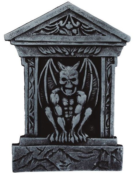 Vannkaster/Gargoyle Gravestein i Isopor 52x35