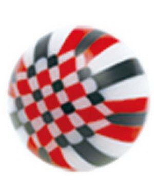 Playball - Svart och Röd Akrylkula