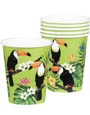 6 stk Pappkrus 250 ml - Toucan