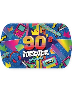 90'S Forever Serveringsfat i Hårdplast 39x24 cm