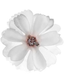 12 stk Kremfargede Dekorasjonsblomster