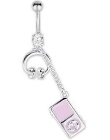 Music Lover Navelpiercing - Rosa