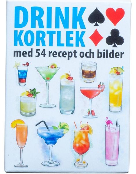 Kortstokk med Drinker og Oppskrifter