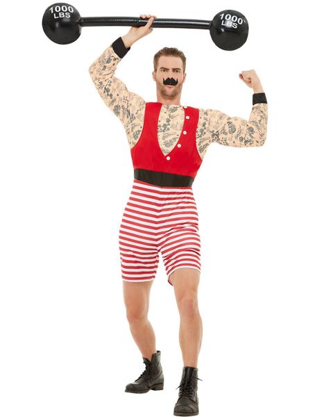 The Greatest Showman Inspirerad Strongman Herrdräkt