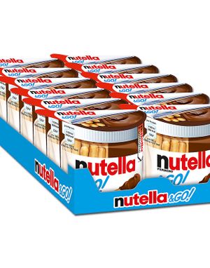 12 stk Nutella & Go med Brödpinnar och Choklad - Hel Låda