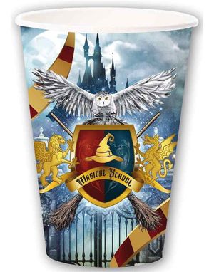 6 stk Harry Potter Inspirerte Pappkrus 355 ml